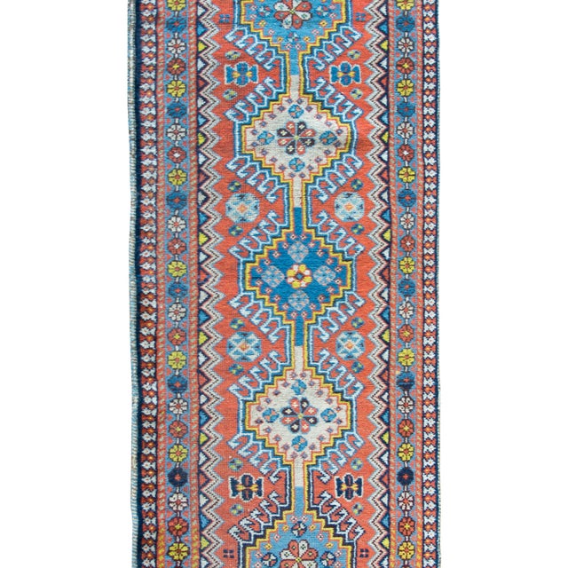 Early 20th Century Persian Heriz Runner For Sale In Chicago - Image 6 of 14