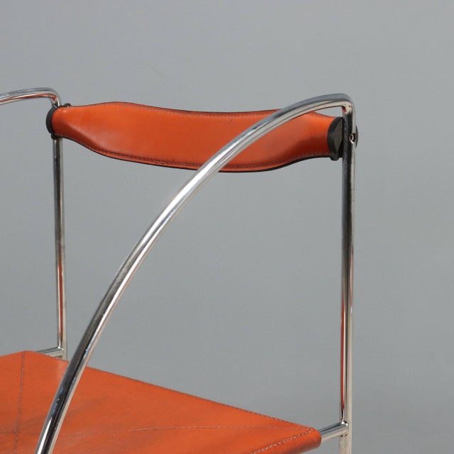 Patoz Chairs attributed to Francesco Soro, 1980s, Set of 7 For Sale - Image 5 of 11