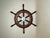 Six Spoke Ship's Wheel with Chrome Hub For Sale - Image 9 of 9