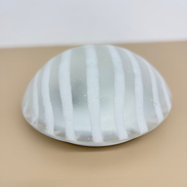 1970s Glass Zebra Flush Mount from Peil & Putzler, Germany, 1970s For Sale - Image 5 of 18