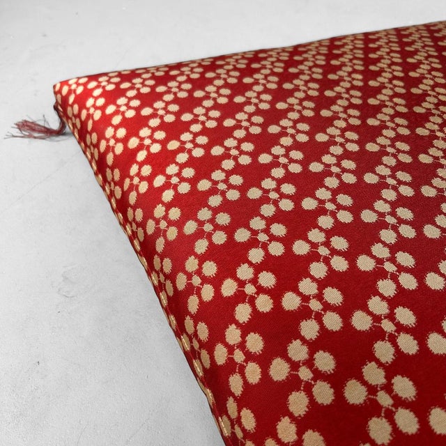 Japanese Zabuton Floor Cushions, 1980s, Set of 5 For Sale - Image 10 of 18