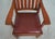 Set of 6 Mission Style Leather Seat Dining Chairs For Sale - Image 9 of 18