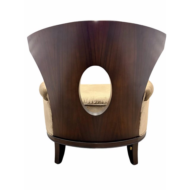 Contemporary Late 20th Century Barbara Barry for Henredon Grace Lounge Chair For Sale - Image 3 of 7