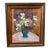 Early 20th Century Painting Vase With Flowers by Aurelia Aricescu Vasiliu - Oil on Canvas With Frame - Signed For Sale