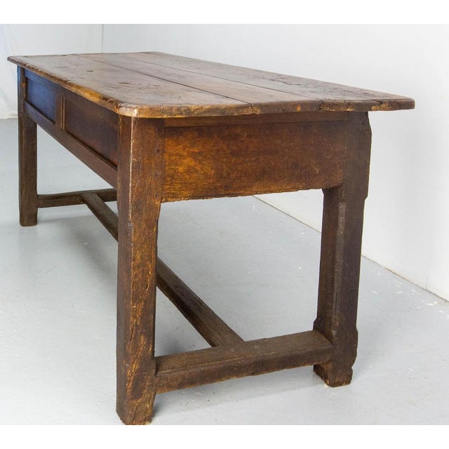 French Provincial Dining Table in Oak and Beech, 18th Century For Sale - Image 5 of 16