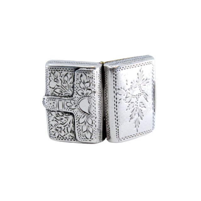 George IV Suitcase-Shaped Silver and Gold Vinaigrette Box For Sale - Image 10 of 10