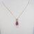 3.2Ct Pink Tourmaline Pendant With Earth-Mined Diamond Accents in Solid 14k Gold For Sale - Image 4 of 8