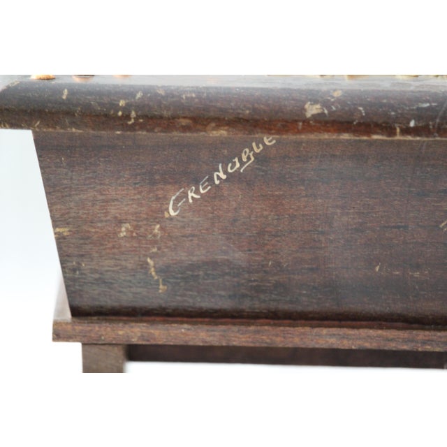Edelweiss Decor Wood Jewelry Box, 1970s For Sale - Image 9 of 17