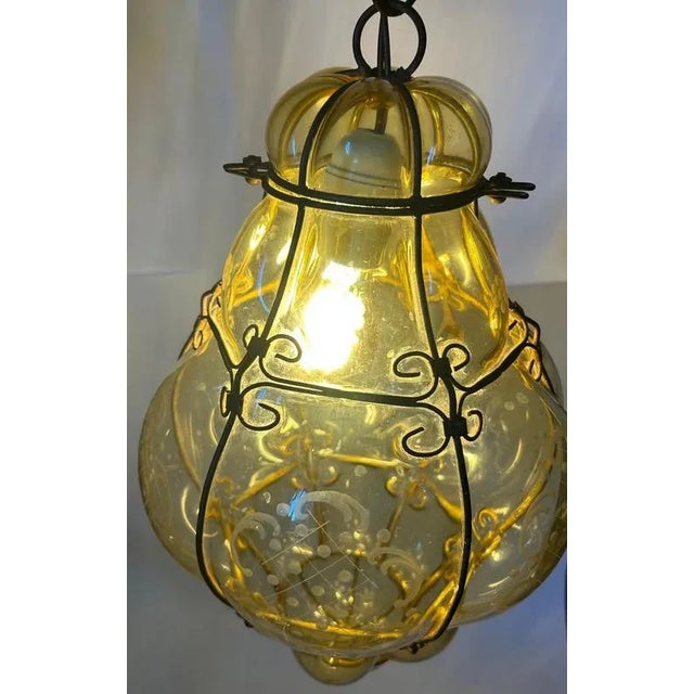 Vintage Murano Pendants, 1980s, Set of 2 For Sale - Image 3 of 16