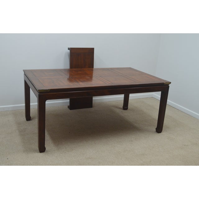 20th Century Asian Henredon Mahogany Dining Table Chairish