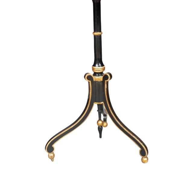 Regency Penwork Candlestand For Sale In Boston - Image 6 of 8