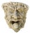 20th Century Mask with Marble Keystone For Sale