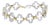 .925 Two-tone Sterling Silver 1/10 Cttw Natural Round Diamond Fashion Tennis Bracelet (I-J Color, I1-I2 Clarity) - 7" For Sale