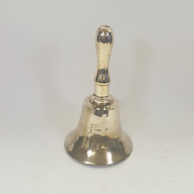 Solid Brass Train Conductor's Bell Chairish