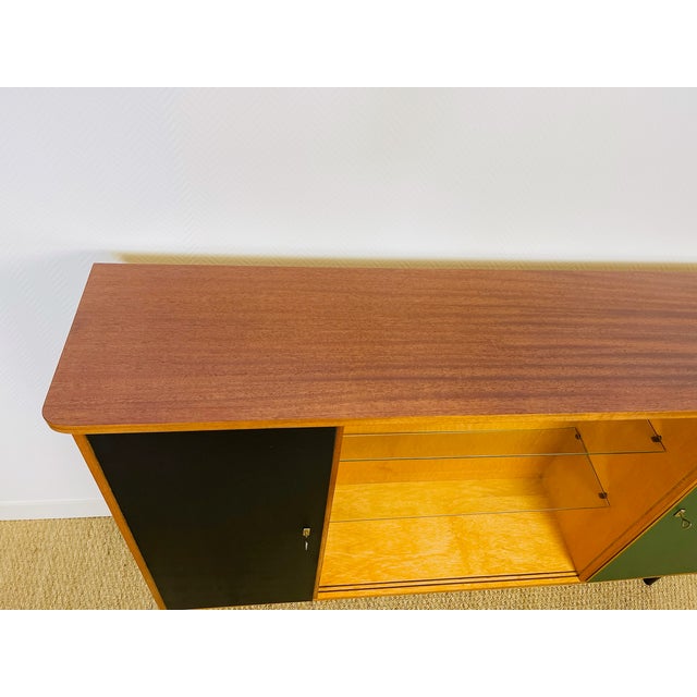 1960s Vintage Bookcase in Teak and Elm, 1960 For Sale - Image 5 of 11