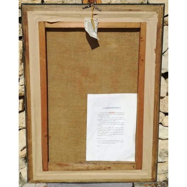 Carlo Ceroni, Portrait, 1870, Oil on Canvas, Framed For Sale - Image 3 of 6