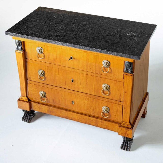 Empire Chest of Drawers with Granite Top For Sale - Image 9 of 18