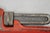 Vintage Ridgid 48 Heavy Duty Straight Plumbers Pipe Wrench 48" Red Cast Iron For Sale - Image 9 of 10