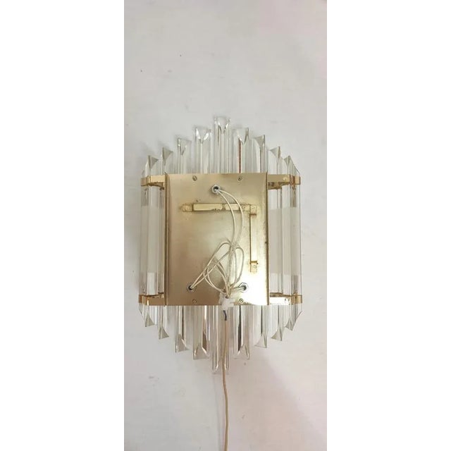 Murano Glass Sconce from Venini, Italy, 1970s For Sale - Image 6 of 15