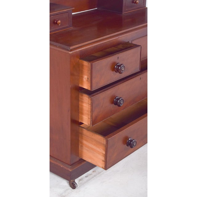 1920s Vintage English Dressing Table with Drawers, 1920s For Sale - Image 5 of 7