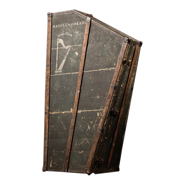 Antique Wurlitzer Pedal Harp Case For Sale