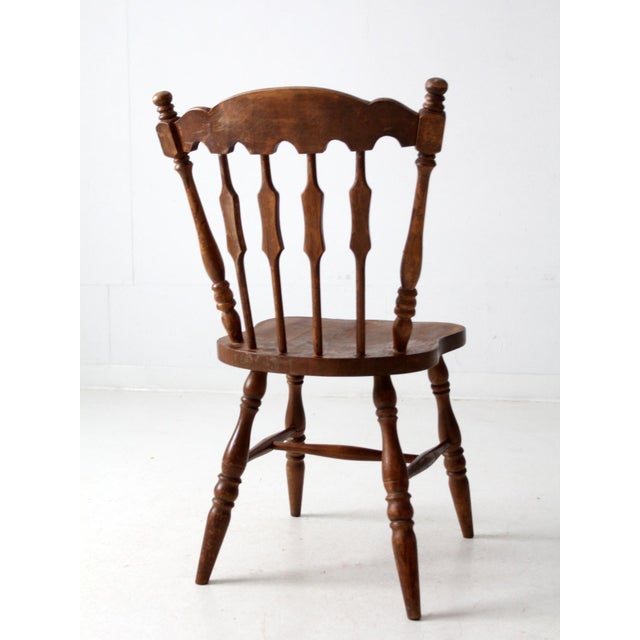 Farmhouse Vintage Old Tavern Style Dining Chair For Sale - Image 3 of 10