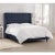 Not Yet Made - Made To Order Ivy Tufted Wingback Bed in Navy Classic Linen, California King For Sale - Image 5 of 8