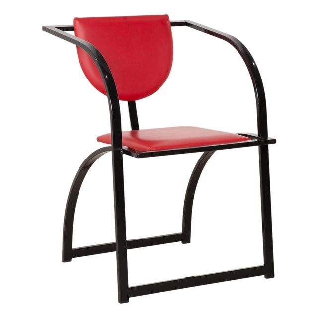 Cosinus Chair in Red Leather from KFF For Sale
