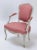 Wood An Elegant Pair of Painted and Carved French Louis XV Style Open Arm Chairs Circa 1900. For Sale - Image 7 of 11