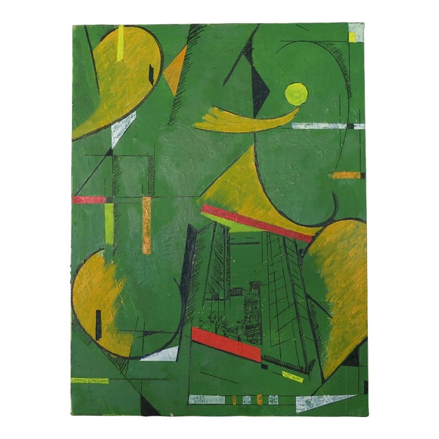 Geometry 002, Original Abstract Painting For Sale