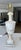 Alabaster 1950s Large Pair Italian Column Neoclassical Alabaster Table Lamps For Sale - Image 8 of 16
