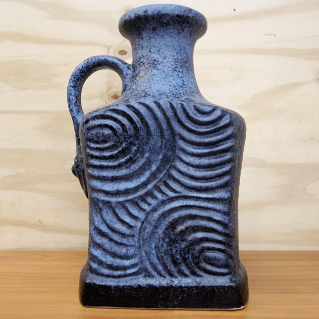 Large Vintage West German Fat Lava Vase from Dümler & Breiden, 1970s For Sale - Image 4 of 18