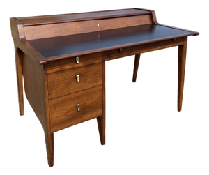 1950s Drexel Profile Executive Desk by John Van Koert