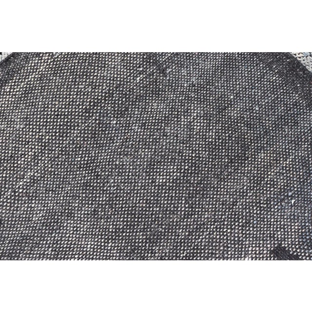 Indian Modern Abstract Area Rug With All-Over Modern Design For Sale - Image 12 of 13