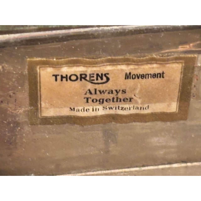 Fred Zimbalist Taj Mahal Music Box Swiss Thorens Movement Circa 1930 Number 29 For Sale - Image 12 of 18