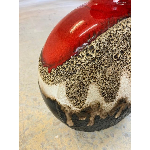 Red-Brown Model 102/50 Floor Vase from Dümler & Breiden For Sale - Image 3 of 11