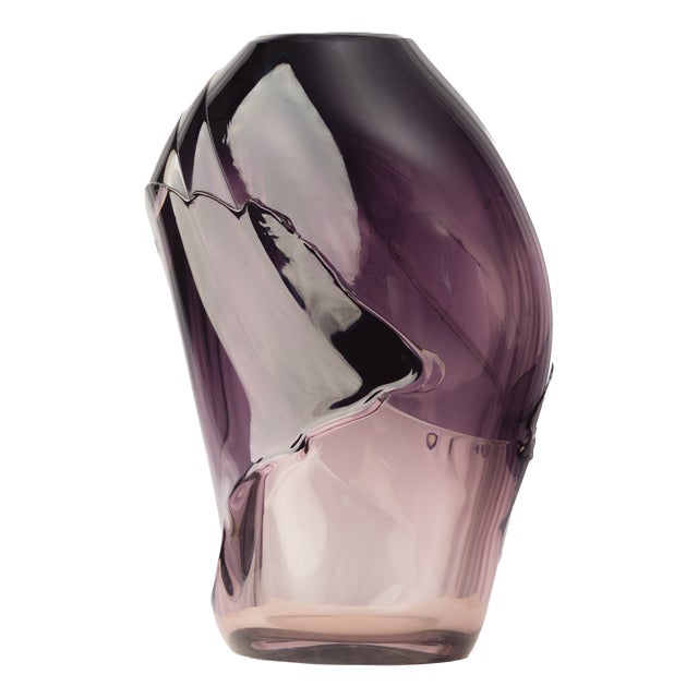 Murano Glass Vase from Paolo Crepax, 1990 For Sale