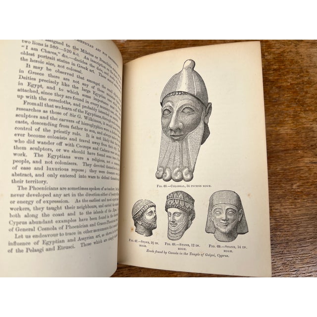 Fascinating Antique Leather Bound Book a Manual of Sculpture Egyptian Greek Roman Art Victorian Grand Tour Library Decor For Sale - Image 10 of 15