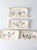 This vintage set of embroidered silverware holders features labeled organizers for forks, knives, teaspoons, and...