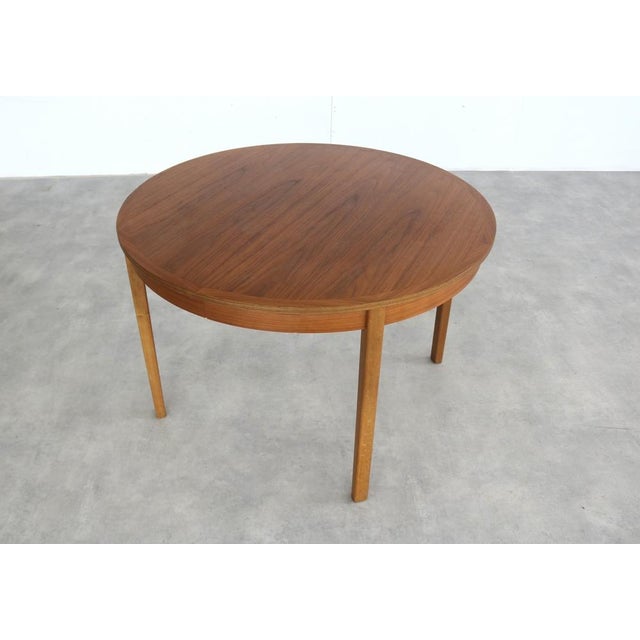 Wood Vintage Swedish Extendable Dining Table, 1960s For Sale - Image 7 of 13