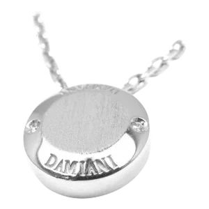 Damiani Blasoni Diamond 18k White Gold Pendant Necklace