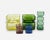 Green 1960s Helena Tynell "Pala" Glass Vases by Helena Tynell for Riihimaen Lasi- Set of Five For Sale - Image 8 of 9
