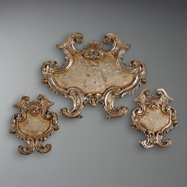 Baroque Cantaglorie in Carved Wood, Set of 3 For Sale - Image 11 of 11
