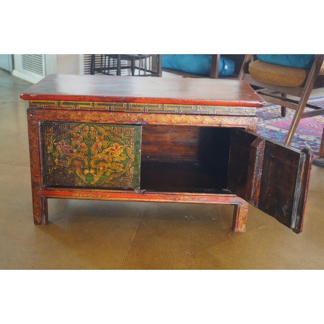 Early 20th Century Tibetan Altar Cabinet For Sale - Image 4 of 12