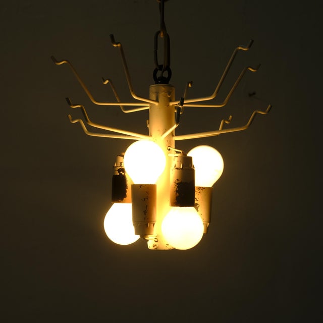 Tulipan Pendant Light in Blown Glass by J.T Kalmar, 1950s For Sale - Image 14 of 15