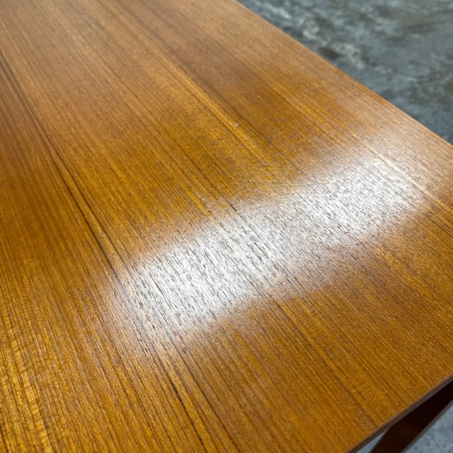 Brown Domino Mobler Double Pedestal Desk, Circa 1960s For Sale - Image 8 of 12