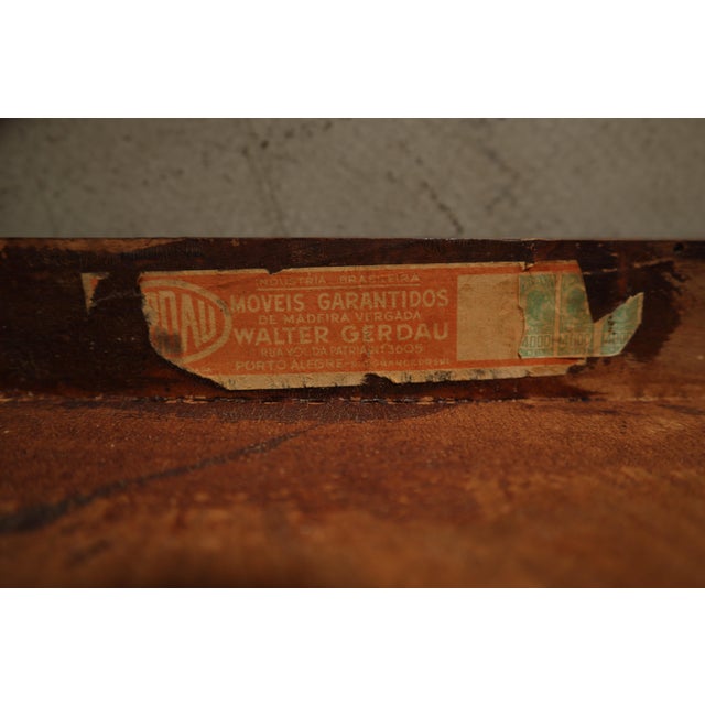 Wood Adjustable Lounge Chair by Walter Gerdau / Móveis Gerdau, Brazil, 1950 For Sale - Image 7 of 16