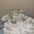 1950s Antique White & Gold Porcelain Divided Serving Dish With Ornate Gilt Handle For Sale - Image 5 of 7