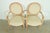 1960s Baker Furniture French Regency Louis XVI Cream and Pink Lacquered Armchairs, Pair For Sale - Image 5 of 15