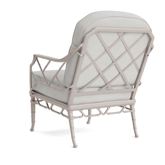 Not Yet Made - Made To Order Brown Jordan Calcutta Lounge Chair, Dove frame with Fusion Dove fabric For Sale - Image 5 of 11